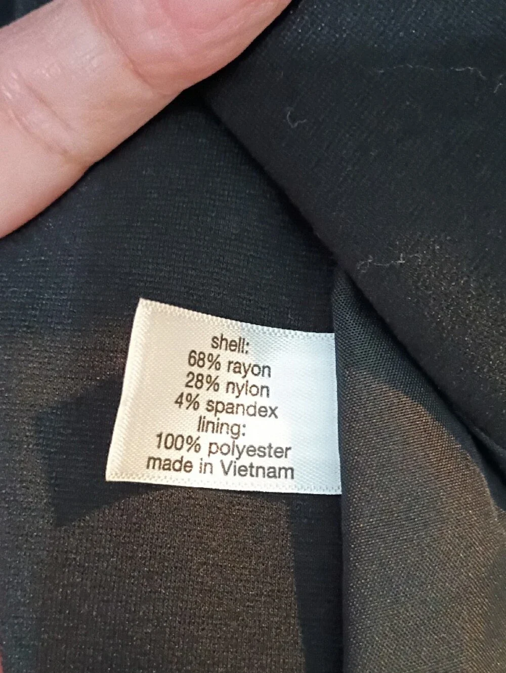 Lane Bryant Black Double-Breasted Suit Jacket - Picture 6 of 6